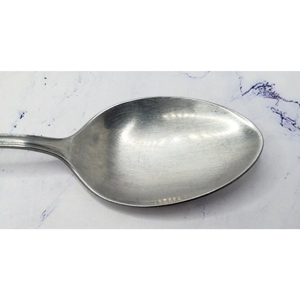 Orleans Silver Stainless ORL50 3 Piece Tablespoons Floral Scrolls Glossy